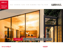 Tablet Screenshot of luxhaus.de